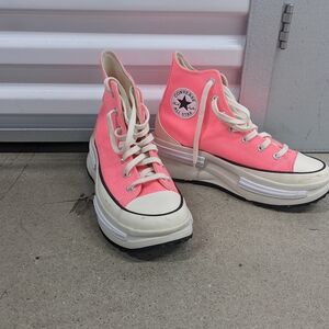 Converse Women's 8.5 Light Pink High-Top Sneakers